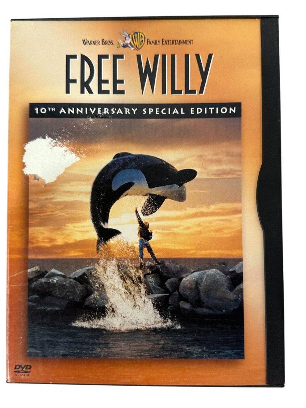 Free Willy 10th Anniversary Jason James Richter Warner Bros DVD PG Special Ed